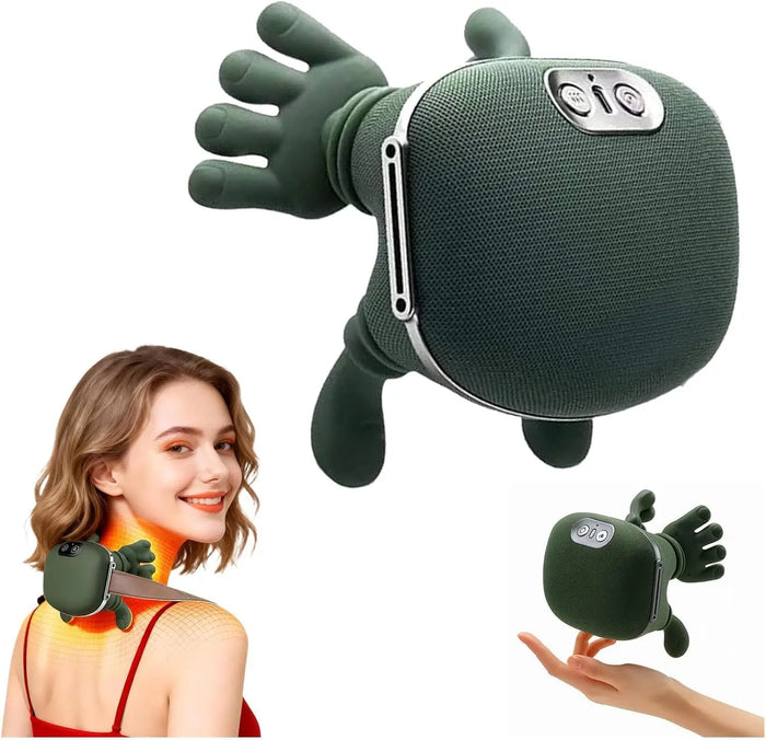 Heated Neck & Shoulder Massager - Cordless Kneading Shawl with 3 Levels & Warmth | Hands-Free at Your Desk, Sofa or Bed | Gift-Ready